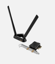 Brand New in Box ASUS PCE-BE92BT WiFi 7 PCI-E Adapter with 2 External Antennas.