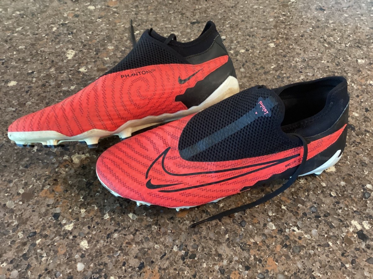 Nike Phantom GX Ghost Lace Nike Skin Soccer Cleats Men's 10 Red