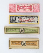 4x Schachtel f&uuml;r Nadeldosen der Firmen Herold/Burchard/Columbia  Needle-tin D282