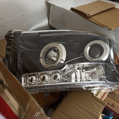 Scheinwerfer Dodge RAM 2006-2008 LED TUNING  Headlight Headlamp schwarz SAE DOT