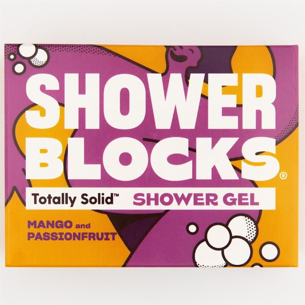Shower Blocks Solid Shower Gel in Mango Passionfruit 100g - Image 2