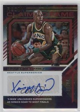 2021-22 Panini Recon Claim to Fame Signatures Red 79/99 Xavier McDaniel Auto i6j
