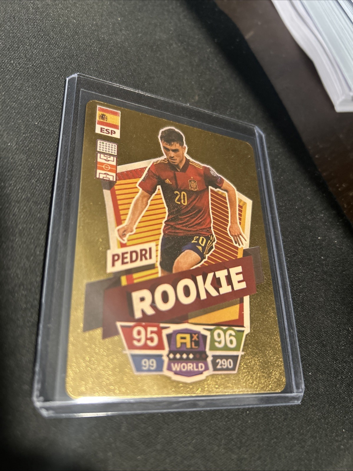 World Football Stars Gold Rookie Pedri Barcelona & Spain