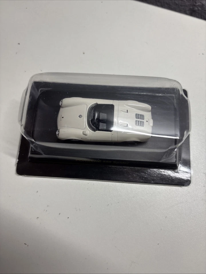Kyosho 1/64 Porsche Collection4 550 Spider Blanco Diecast Modelo Coche 51A1 Foto 2 de 4