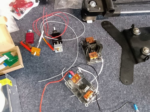 3D Printer Parts Lot Stepper Motors Rails Extruders, PSU, Z-Axis For Laser Head - Afbeelding 9 van 17