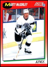 1991-92 Score Canadian English #217 Marty McSorley - FREE SHIPPING!