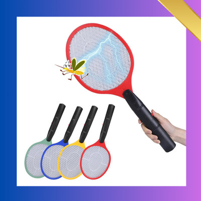 Electric Mosquito Swatter Fly Bug Zapper Racket Battery Powered Insect Killer