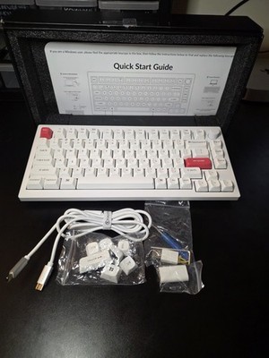 Keychron V1 Max QMK/VIA Custom Mechanical Keyboard - White