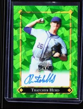 2025 Leaf Metal Baseball Thatcher Hurd Green Cracked Ice /6