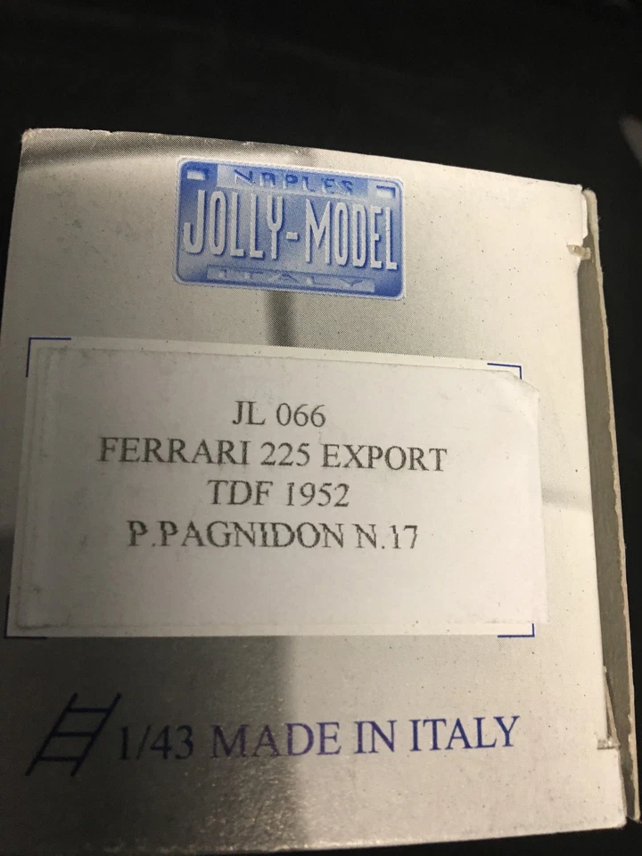 Ferrari 225 Export #17 TDF 1952 1/43 NIB - Image 2 of 3
