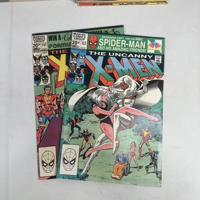 MARVEL Uncanny X-Men (1981-82) #151-152 Chris ClareMont set