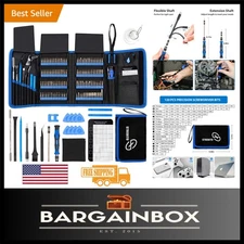 142-Piece Precision Screwdriver Kit with 120 Bits - Magnetized for Electronics