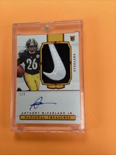2020 Panini National Treasures RPA Anthony McFarland Jr  1/2 Nike Swoosh