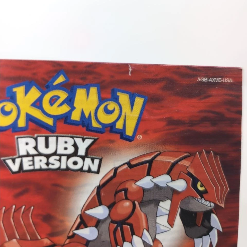 Manuale Istruzioni POKEMON RUBY Version ENG per Nintendo Game Boy Advance GBA - Immagine 3 di 3