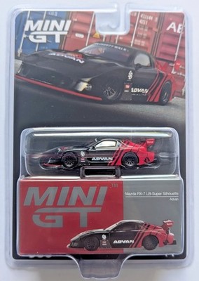 Mini GT 1:64 Mazda RX-7 LB-Super Silhouette Advan Diecast Model