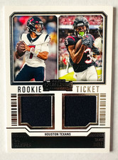 2023 Panini Contenders C.J. Stroud, Tank Dell DUAL Jersey RC Texans Rookie!