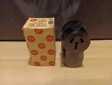 AH Arrow Hart H&H Bakelite Range Outlet 7950 3 Wire 50A 250V New In Box NOS
