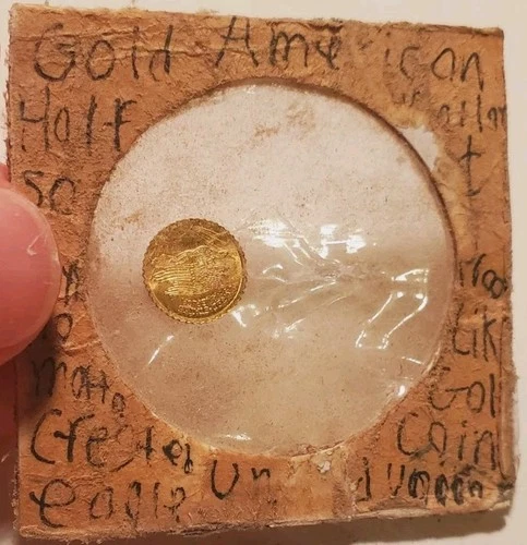 1903 California Gold Half Dollar 14k  Liberty territorial 99999 Trump Oro Puro