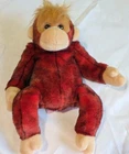 Vtg TY Beanie Baby Schweetheart Orangutan Plush 14" no Tag Valentines