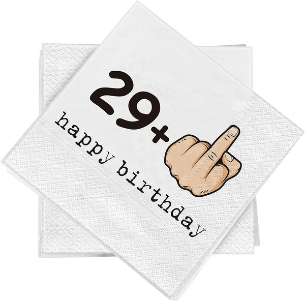 Servietten 30. Geburtstag 3-Lagig 33X33Cm Tischdeko 20 StüCk Happy Birthday-image