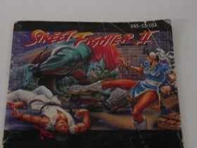 Nintendo SNES Super NES- Street Fighter II Instruction Booklet Manual Capcom