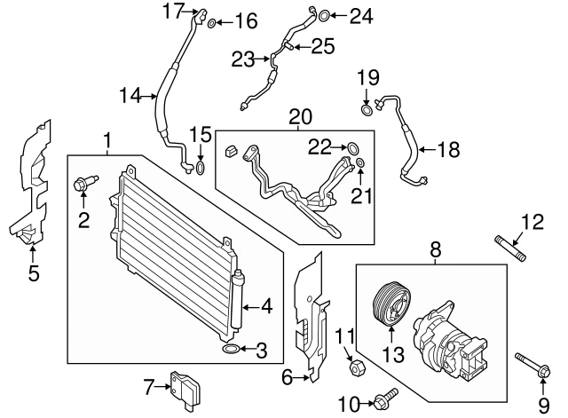 Nueva manguera flexible genuina Nissan/Infiniti, alta 924909NB0A OEM Foto 4 de 4