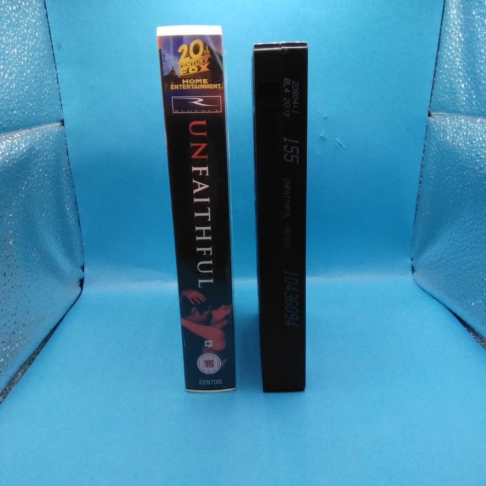 Resolution Generalist Unfaithful VHS Pal Video Tape - Erotic Thriller - Richard Gere, Diane ...
