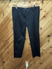 Prada Womens Black Dress Pant Trouser 42 33 x 25