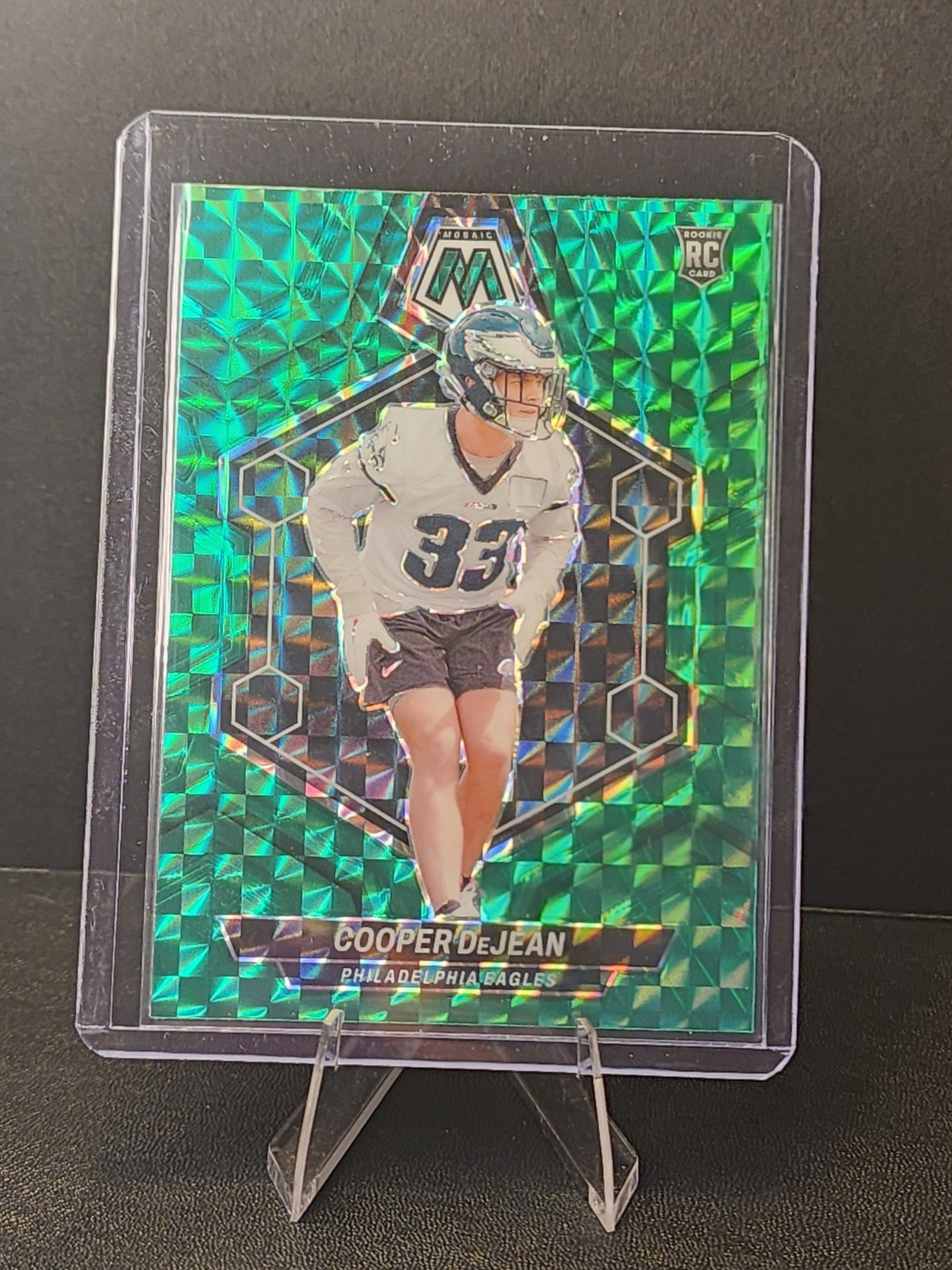 2024 Mosaic - Rookies Cooper DeJean #340 Green Mosaic Prizm (RC)Color Match🔥📈