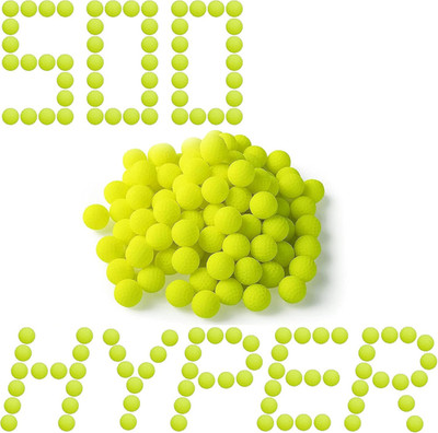 500 Rounds Refill Pack Balls Ammo for Nerf Hyper Blaster Series Stock up Hyper G