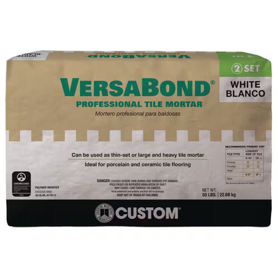 Versabond 50 Lb. White Professional Polymer-Modified Thinset Mortar