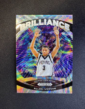 2024 Panini Prizm Draft Picks Brilliance Allen Iverson Silver Wave #18 #d 82/99
