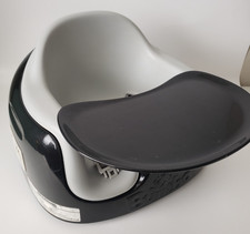 Bumbo Toddler Multi Seat 3-in-1 Booster High Chair and Tray, Black/Cool Grey