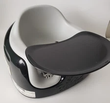 Bumbo Toddler Multi Seat 3-in-1 Booster High Chair and Tray, Black/Cool Grey