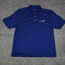 Excellus BlueCross BlueShield Polo Shirt Men's XL Blue Embroidered Polyester
