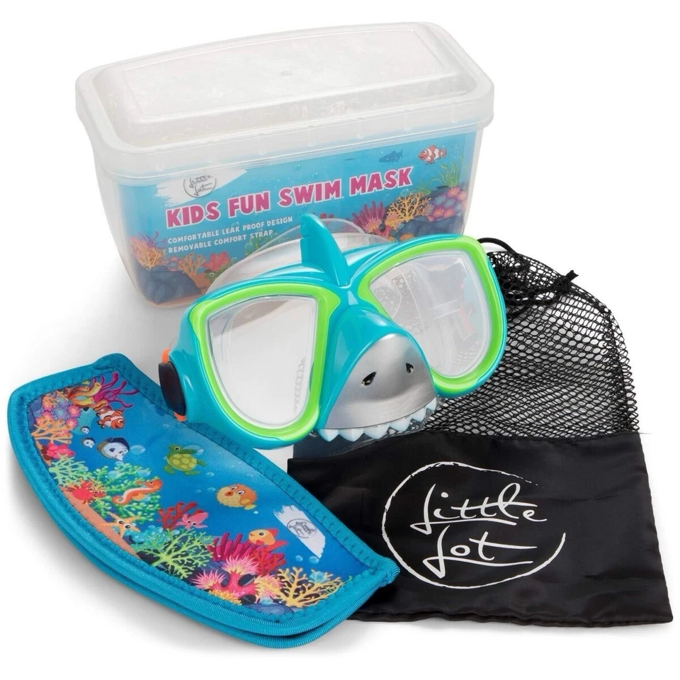 Pequeño Lote Gafas Niños para Nadar 4-7 - Máscara de Snorkel Niños Gafas de Piscina con Foto 2 de 4