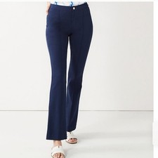 Nine West Kick Flare Navy Blue Pants New
