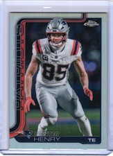 2025 Topps Chrome Hunter Henry Silver Refractor #209 Patriots