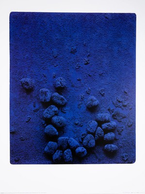 Yves KLEIN: Blue Sponge Relief - Poster | eBay