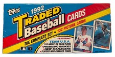Topps 1992 Complete Traded Baseball Card Set 1-132 NM/MT (B186)