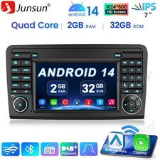 2G+64GB CarPlay Android 15 F&uuml;r Mercedes ML/GL Klasse W164 X164 Autoradio GPS Nav