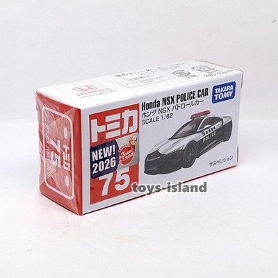 TOMICA 75 Honda NSX Police Car 1/62 TOMY DIECAST CAR 2026 JAN NEW