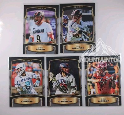 2024 Premier Lacrosse League PLL MVP Inserts Set - 5 cards