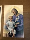 Lot of 3 Catholic Holy Prayer Cards: St. Joseph (2) & Fr. Francis Xavier Seelos — photo 2
