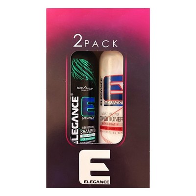 Elegance Extra Keratin Shampoo & Conditioner Set 500ml Each Repair & Smooth