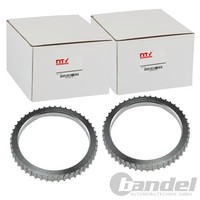 2X NTY ABS-RINGE Radseitig Vorne Links+Rechts Passend FüR Peugeot 206 206+ 306