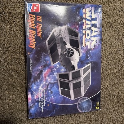 Vintage Star Wars TIE Fighter Model Kit ERTL AMT 8275 Open Box