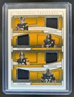 2024 National Treasures Russell Wilson Heyward Harris TJ Watt Quad Jersey #31/99