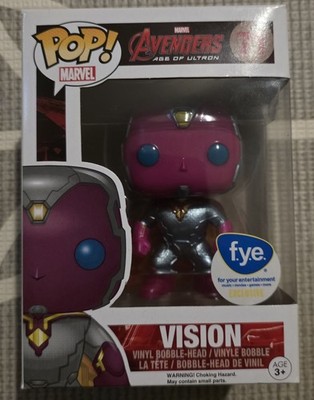 Funko Pop! Marvel Vision (Metallic) #71 F.Y.E Exclusive Unopened
