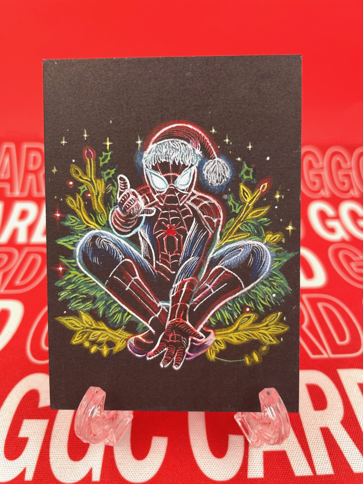 【Christmas Limited】GGC Studio Marvel Spider-Man Artist Auto Sketch Card 1/1